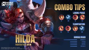 Hilda ML: Build Tank atau Fighter, Rotasi Cepat yang Bikin Lawan Kehilangan Map