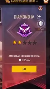 Rank Diamond Free Fire 